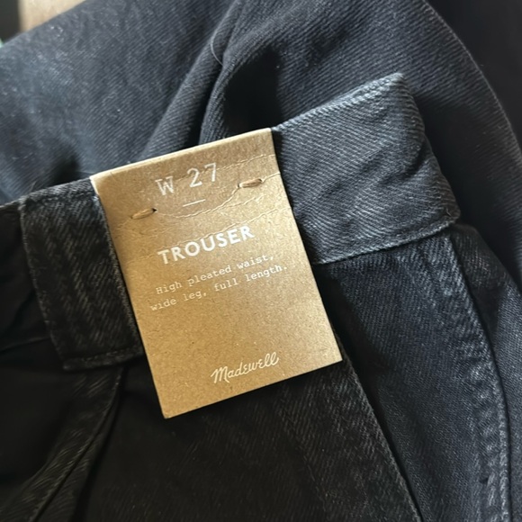 Madewell The Perfect Vintage Wide-Leg Jean: Seam Edition Size 27 Trouser NN486 - Picture 7 of 8
